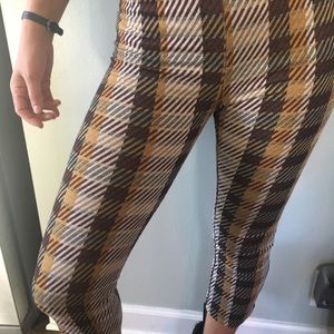 Plaid pants